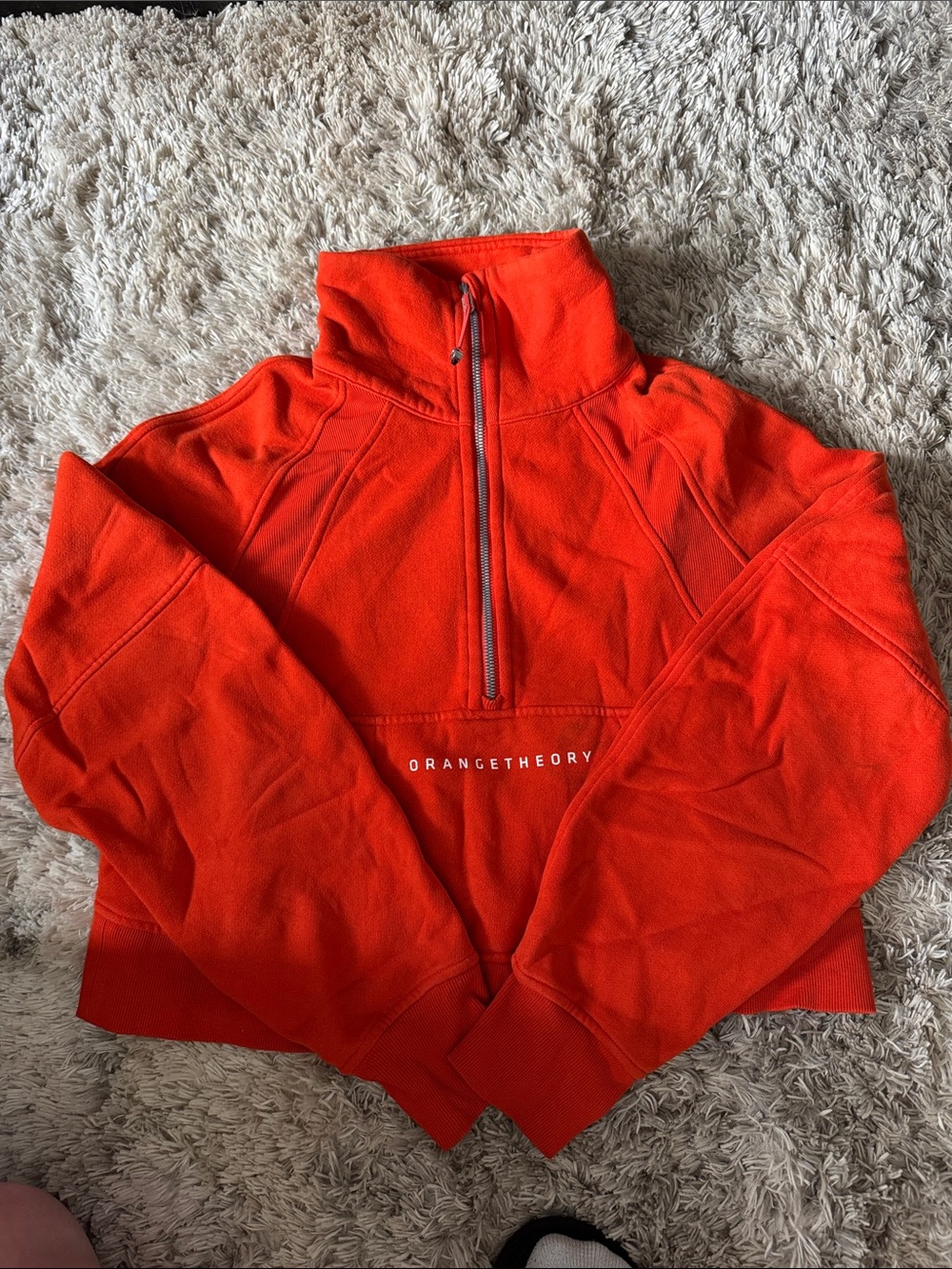Lululemon Orangetheory Scuba Quarter-Zip Fleece Pullover